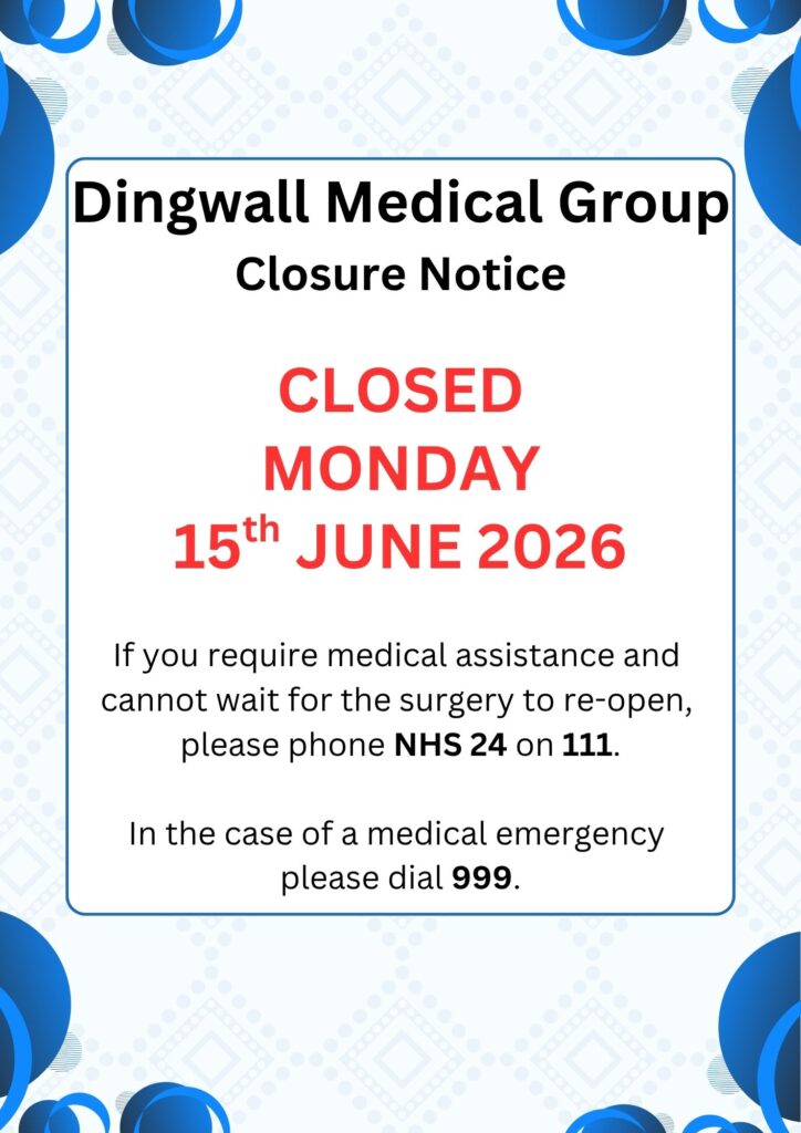 Closure Notice Monday 15 June 2026
