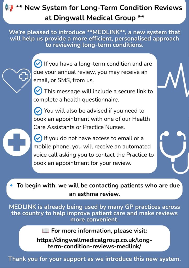 Medlink Information Poster 