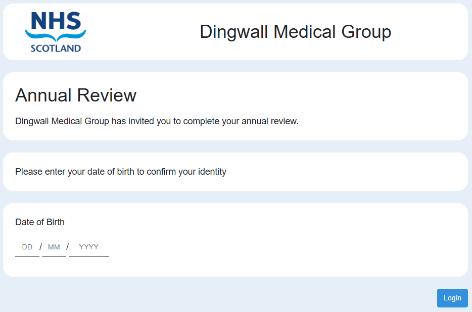 Medlink Date Of Birth